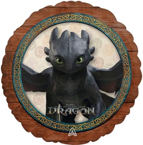 Anagram Hiccup and Toothless Balloon Bouquet Decorations 6 Pc