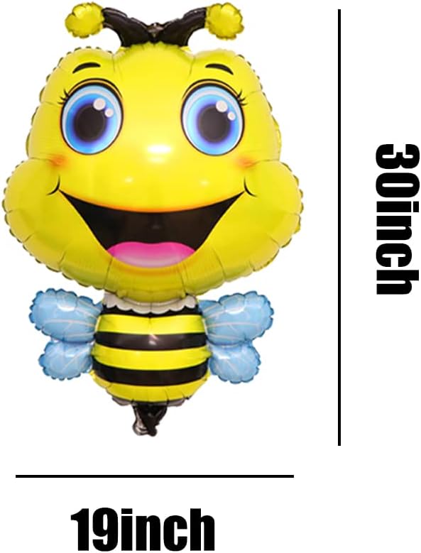Insect Animal Balloons 4PCS Bee Gecko Ant Mantis