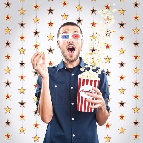 TaoBary 6 Pcs Movie Star Garland Banner Decorations
