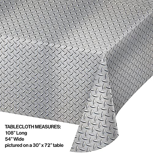 Trendware Diamond Plate Tablecloths 3 Count