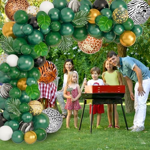 Jungle Safari Balloon Garland Kit 152Pcs