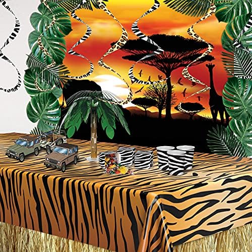 Beistle Tiger Print Table Cover