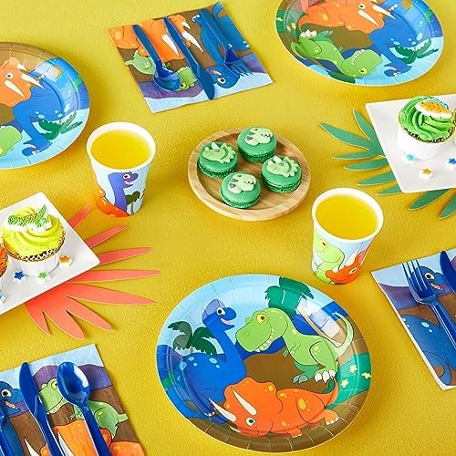 Juvale 144 Piece Dinosaur Party Supplies Set