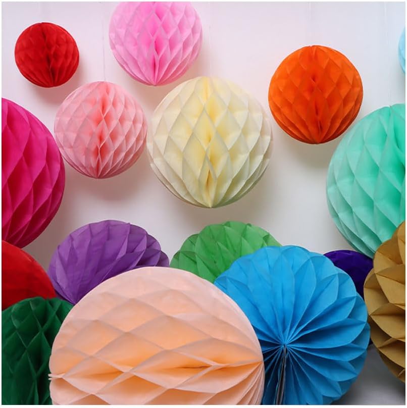 10Pcs Tissue Paper Flower Balls for Decorations