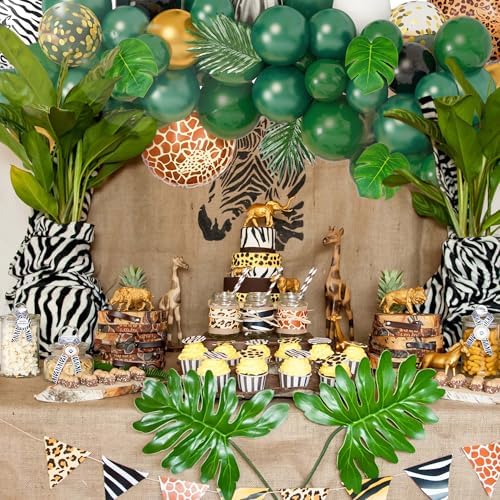 Jungle Safari Balloon Garland Kit 152Pcs