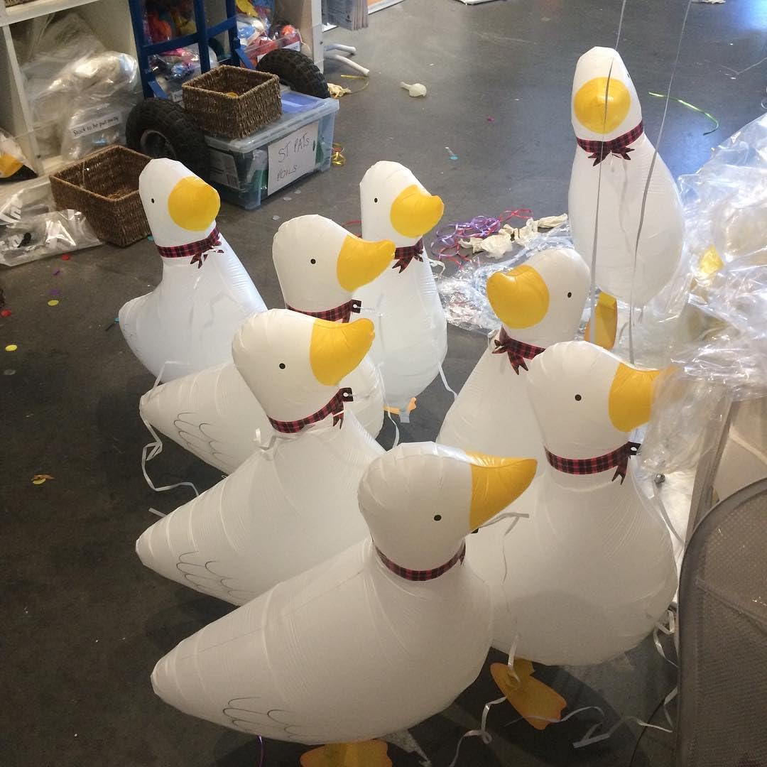 Walking Farm Animals Balloons Pack of 6 For Kids Party