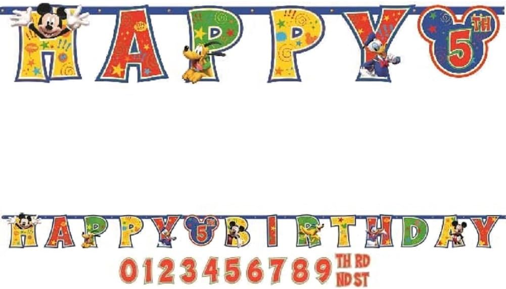 Disney Mickey Mouse Birthday Banner