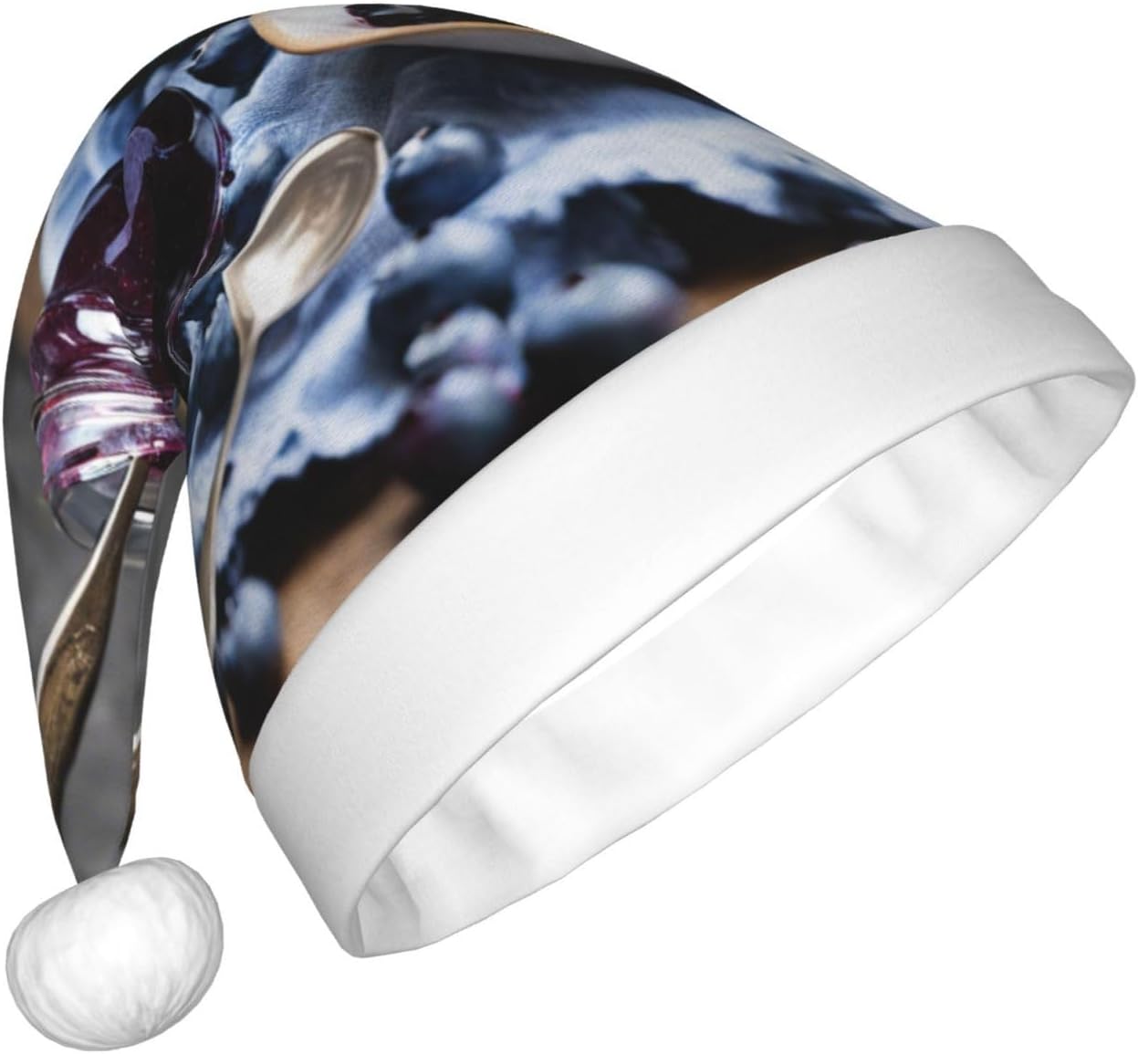 QINZHENG Santa Hat with Blueberry Jam 04 Print