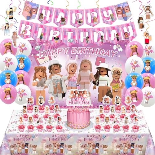 Birthday Party Decor Set - Happy Birthday Supplies Included