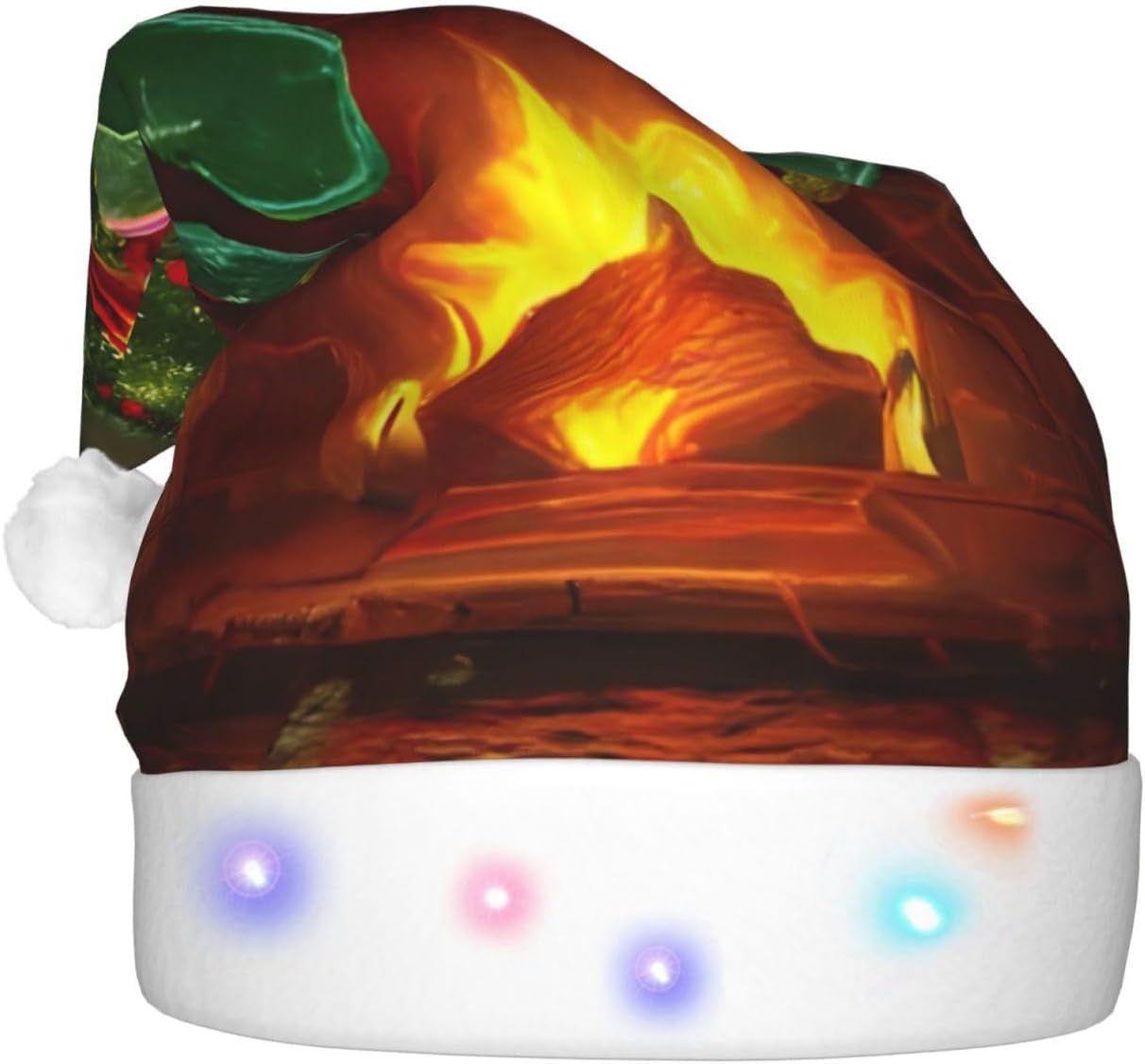 QINZHENG LED Santa Hat for Christmas Party Decorations
