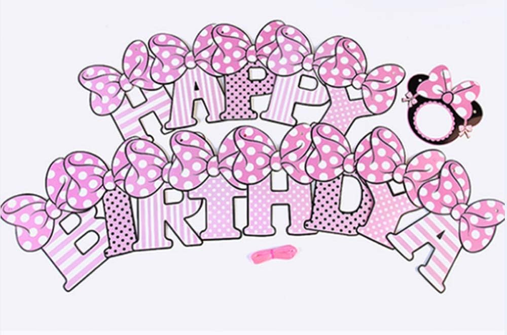 Hongkai Birthday Banner Party Decoration Supplies