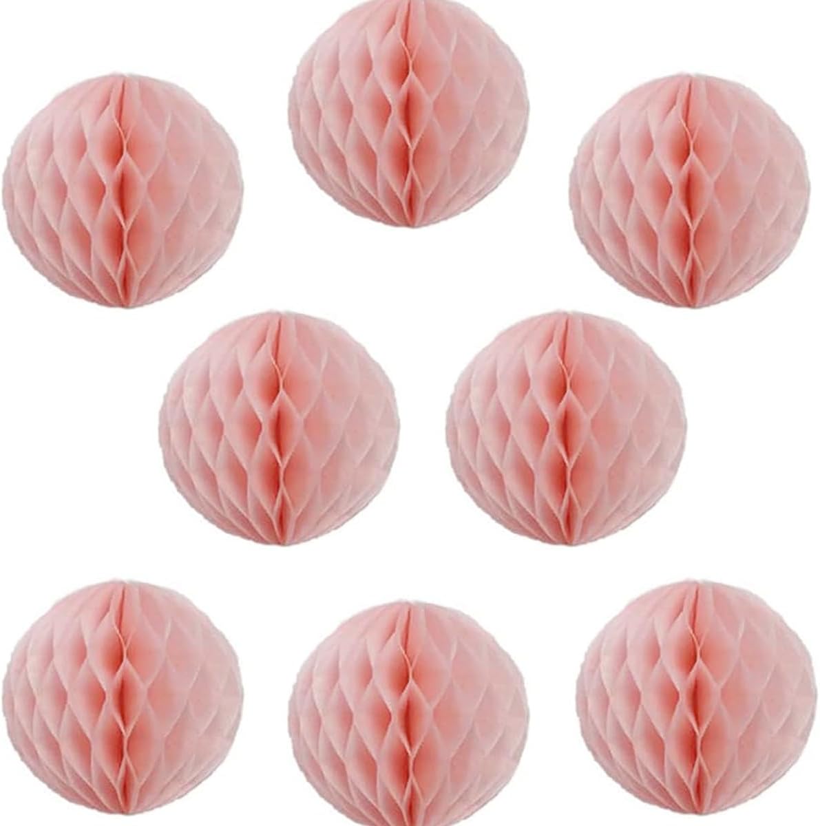 8pcs 10 Inch Paper Honeycomb Balls for Decor