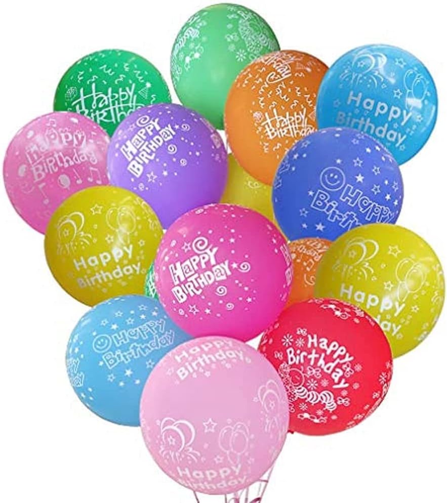 Happy Birthday Balloons 52 Pcs Decor Set