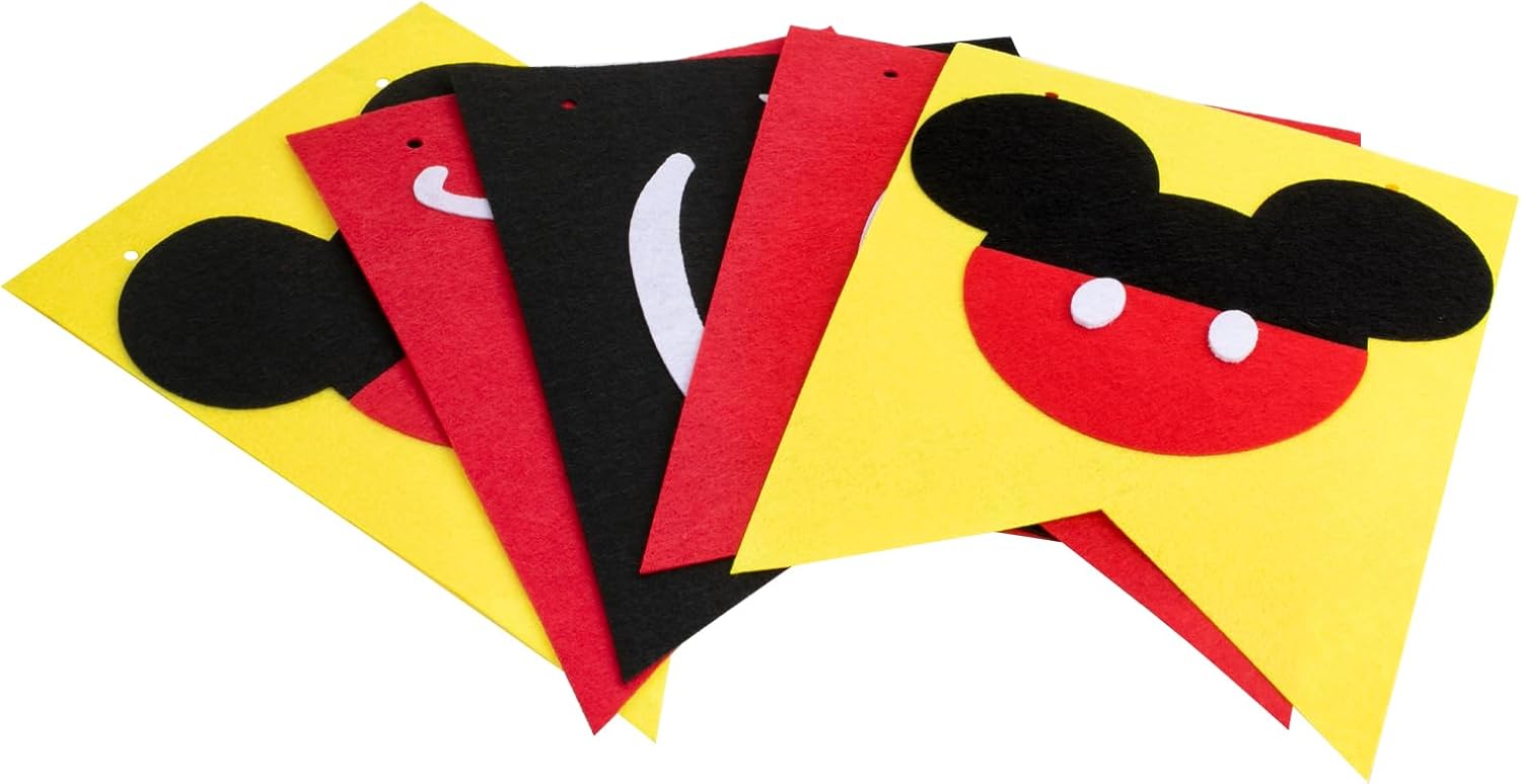 CHuangQi 2nd Birthday Mickey Banner Decoration