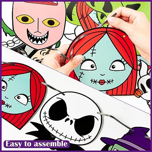 Z1juce Halloween Skull Party Banner 32PCS