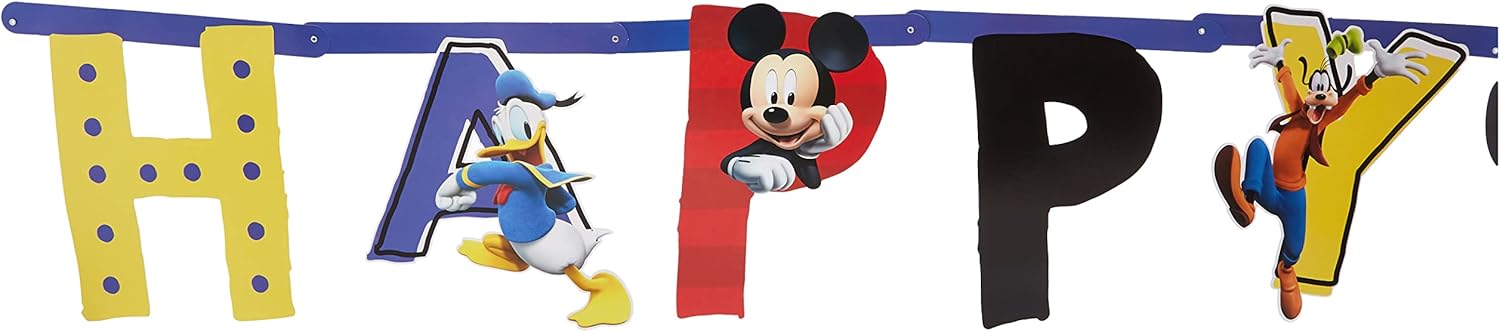 Disney Mickey Mouse Birthday Banner