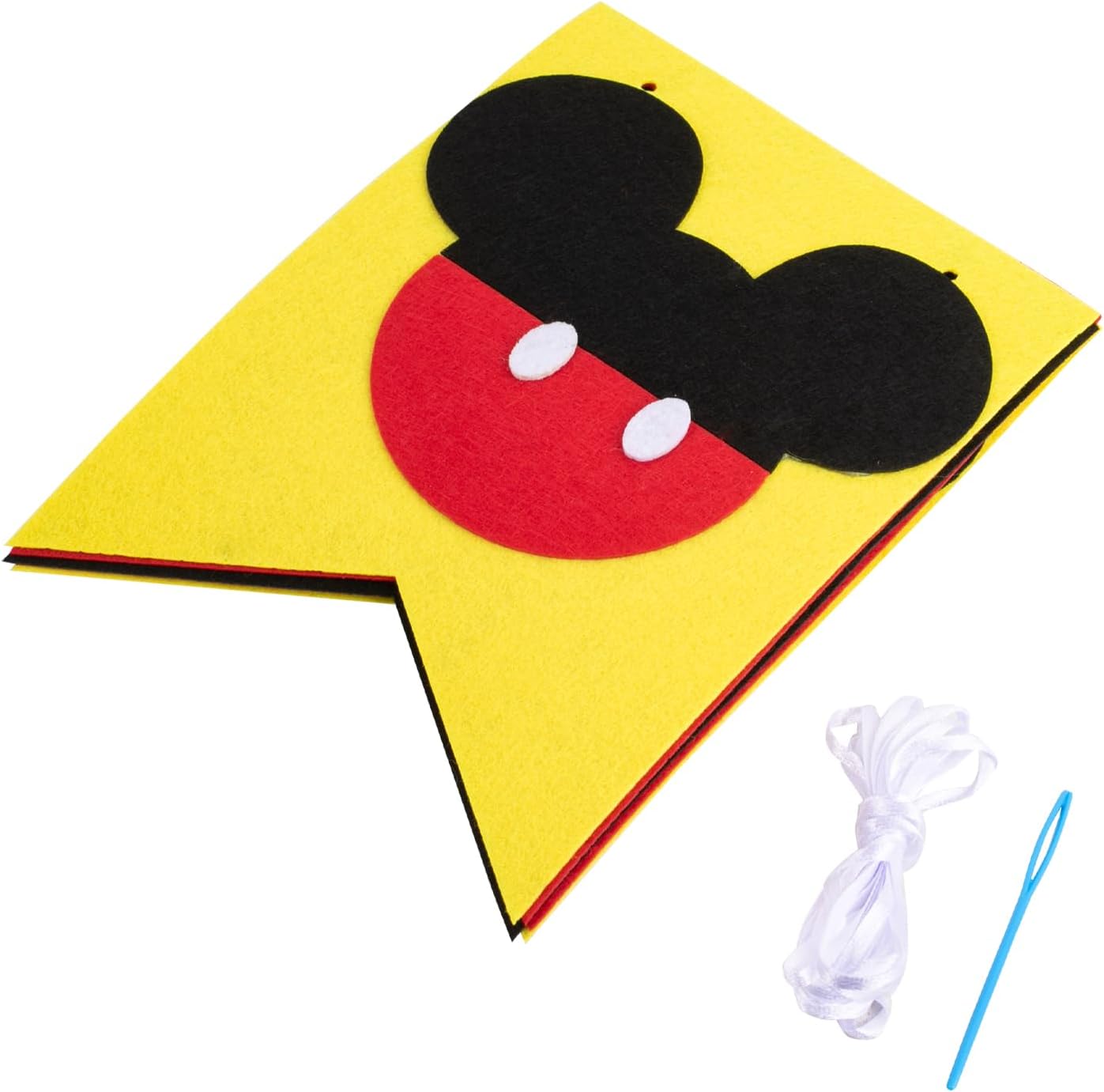 CHuangQi 2nd Birthday Mickey Banner Decoration