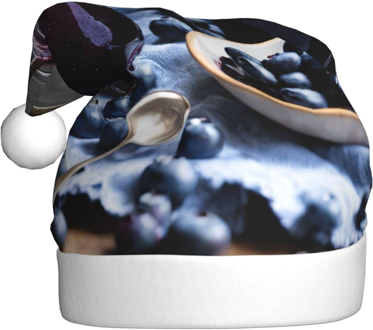 QINZHENG Santa Hat with Blueberry Jam 04 Print