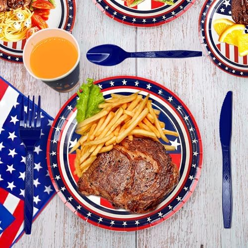 4th of July Patriotic Party Supplies Set 193 pcs