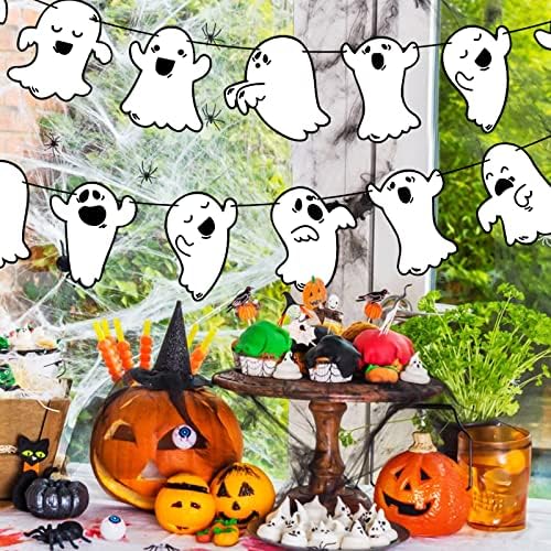 Cute Ghost Banner 2 Pack Halloween Decorations