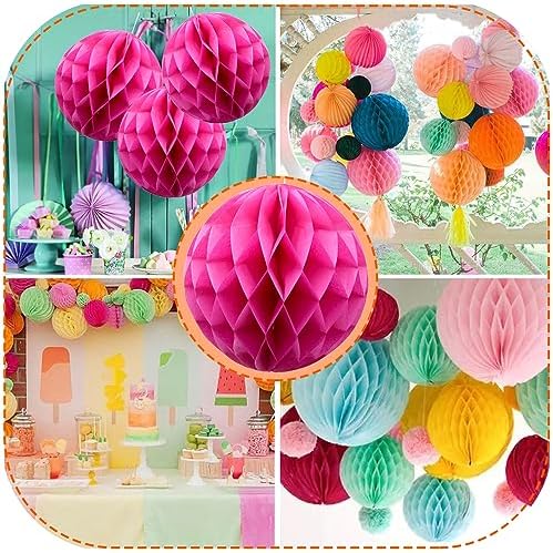 Ruidee 8 Piece Paper Honeycomb Balls Party Decoration 1