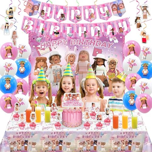 Birthday Party Decor Set - Happy Birthday Supplies Included