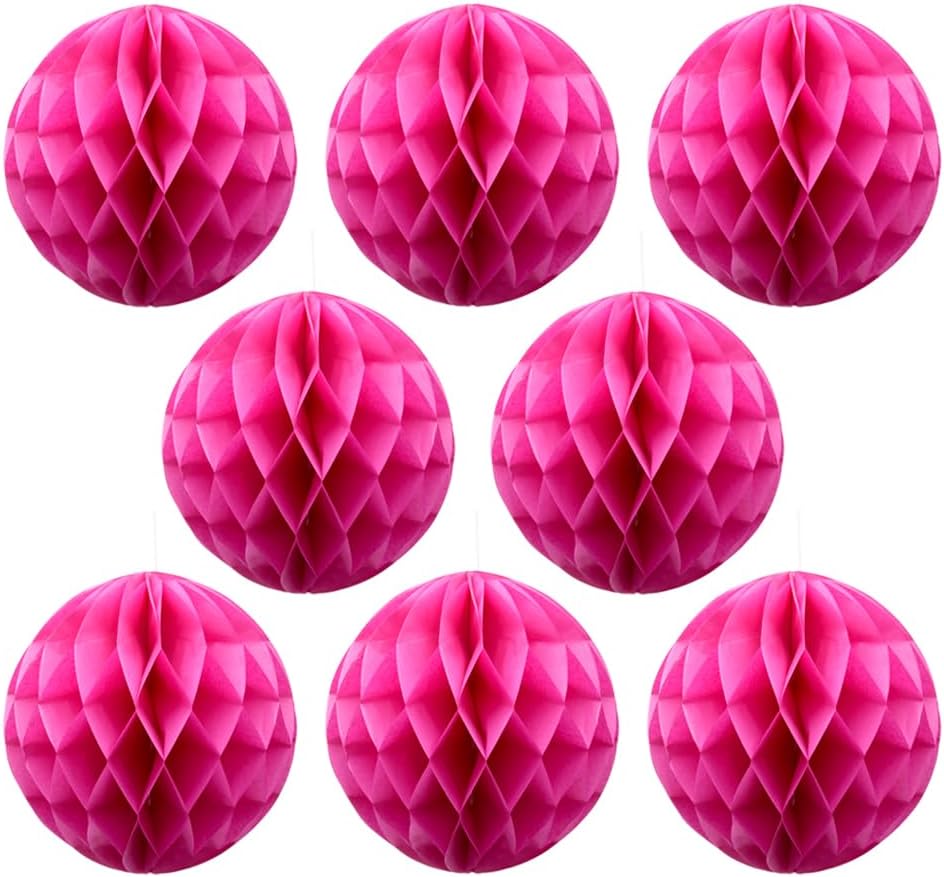 Ruidee 8 Piece Paper Honeycomb Balls Party Decoration 1