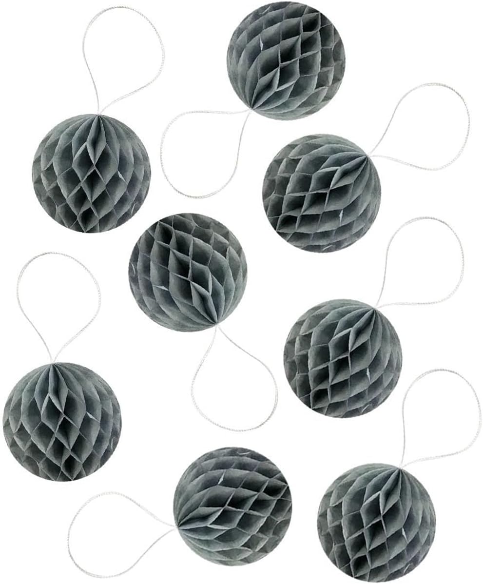 8 Piece 3 Inch Honeycomb Balloon Decorations for Parties