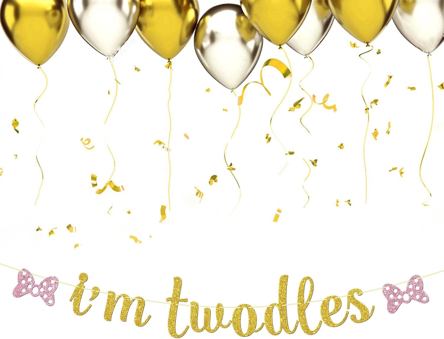 Maicaiffe 2nd Birthday Banner for Kids