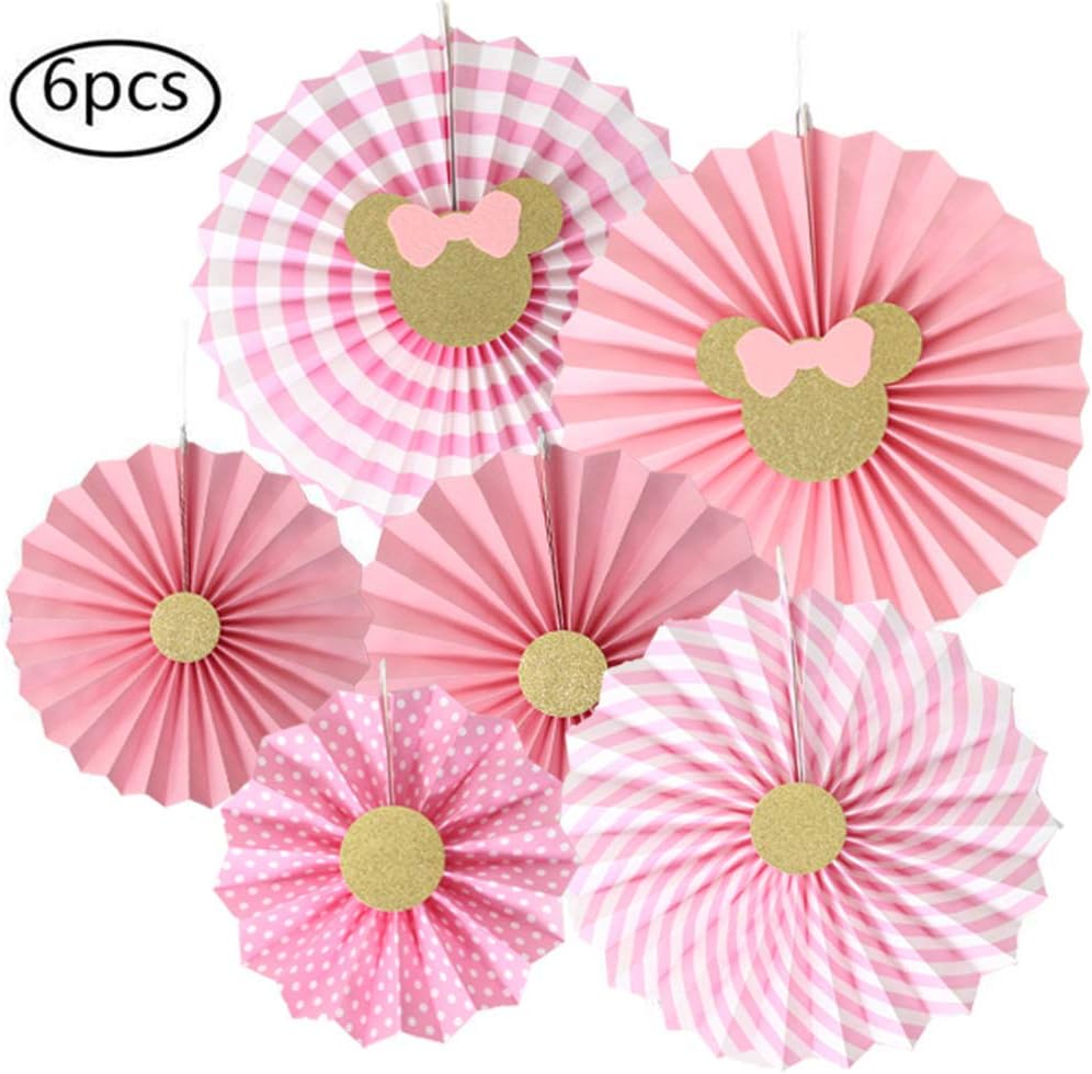 Minnie Themed 38pcs Party Decorations for Girls Birthday