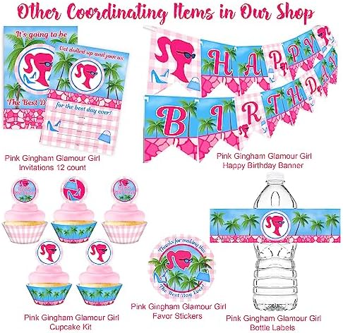 Glam Slumber Party Birthday Banner Set