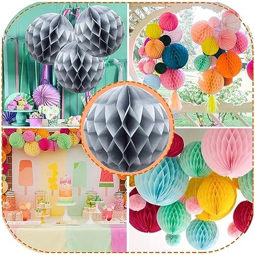 Ruidee 8 Piece Paper Honeycomb Balls Party Decoration
