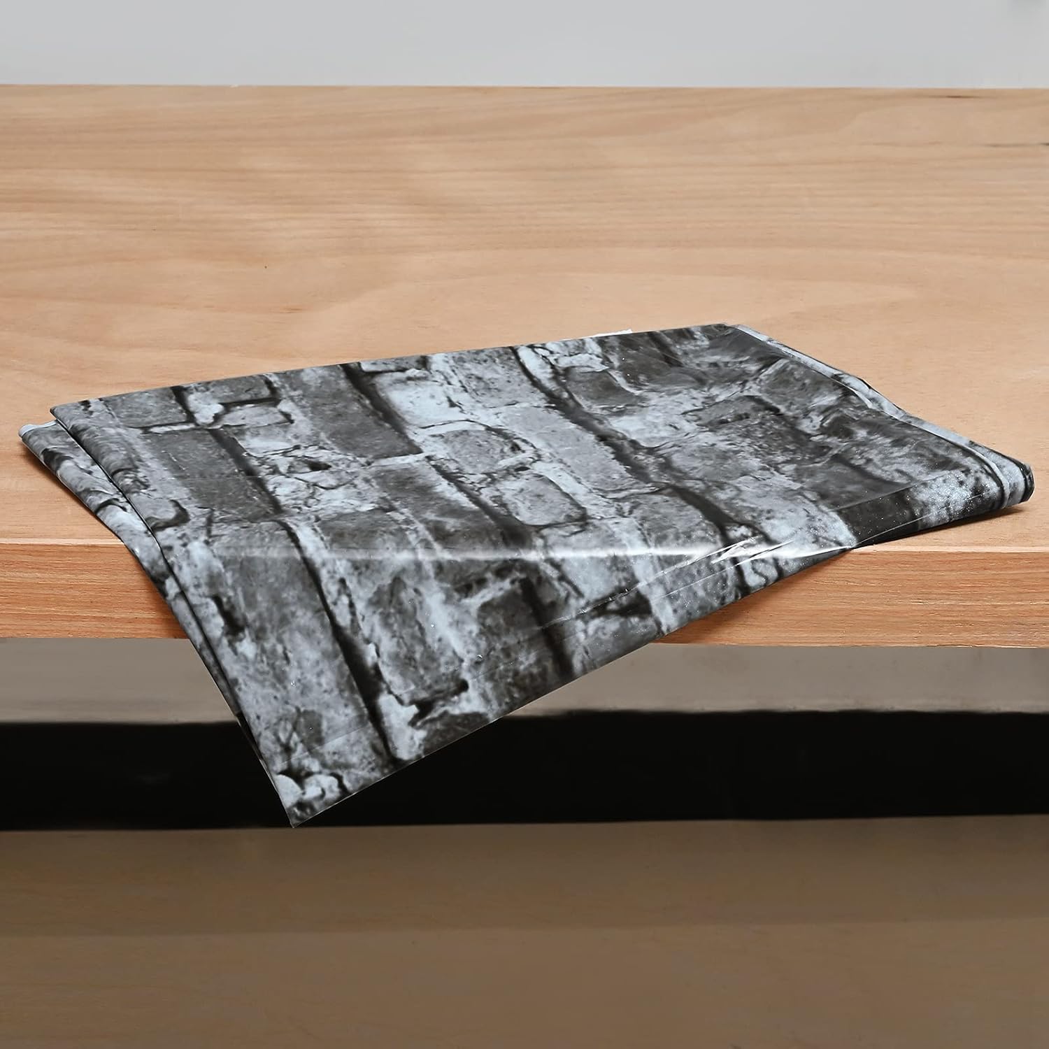 2 Pcs Cobblestone Tablecloth for Medieval Party Decorations