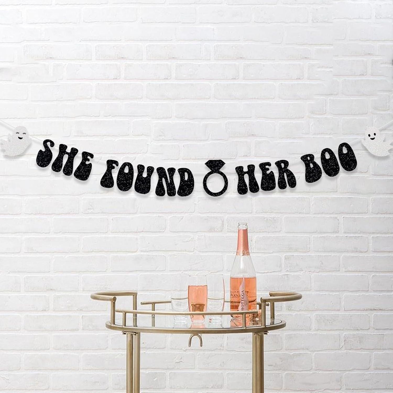 She Found Her Boo Halloween Bridal Shower Banner