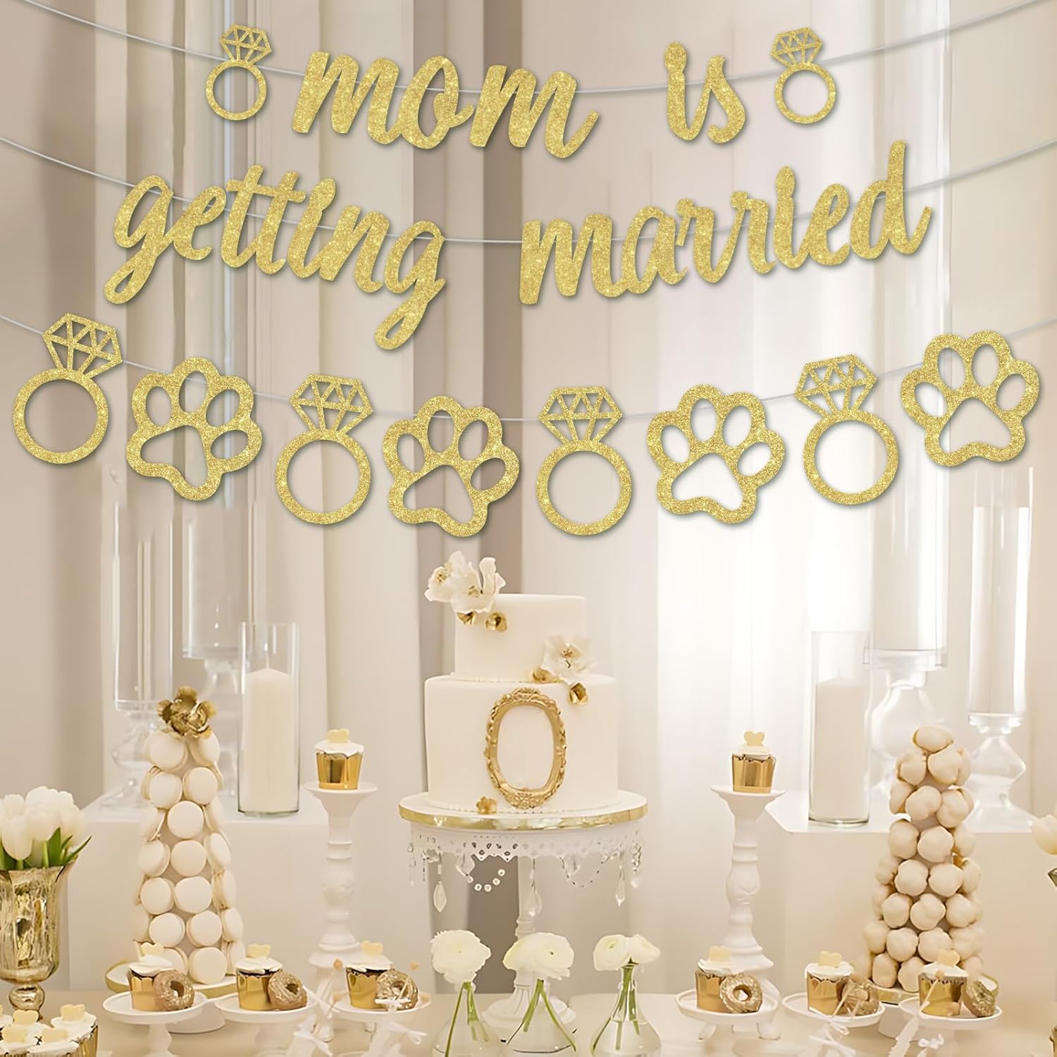 Wonmelody Mom Is Getting Married Banner Garland