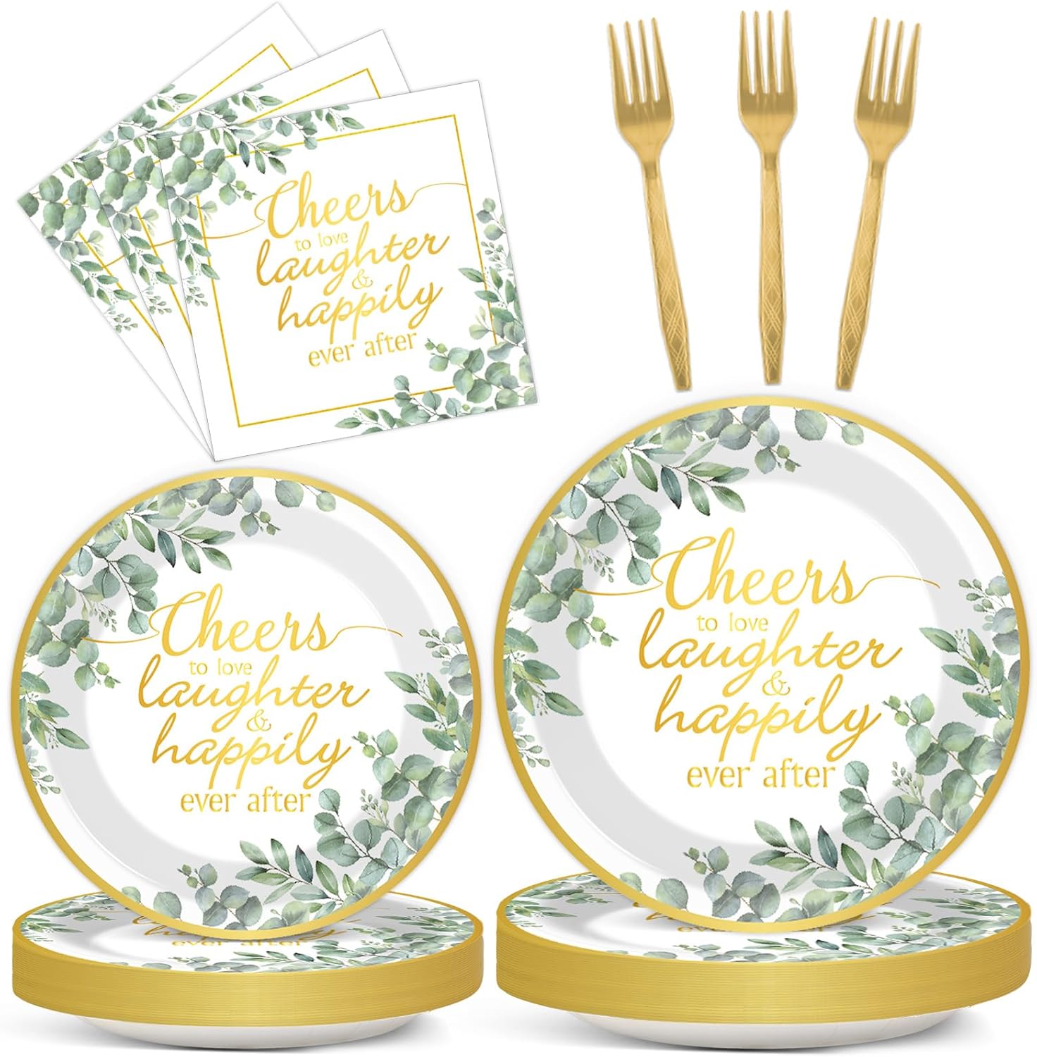 96Pcs Eucalyptus Leaves Wedding Party Supplies