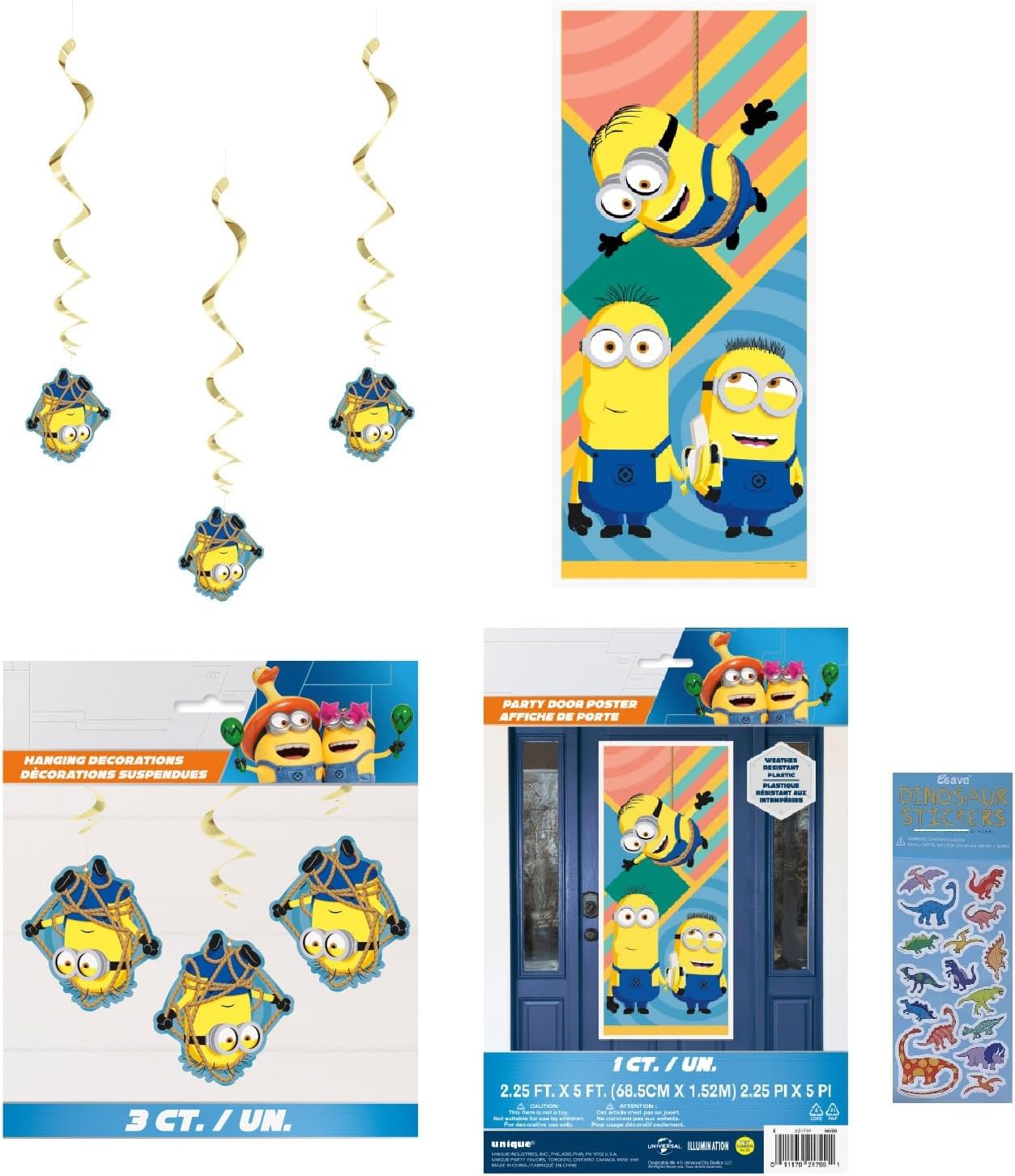 Despicable Me Birthday Party Supplies Bundle