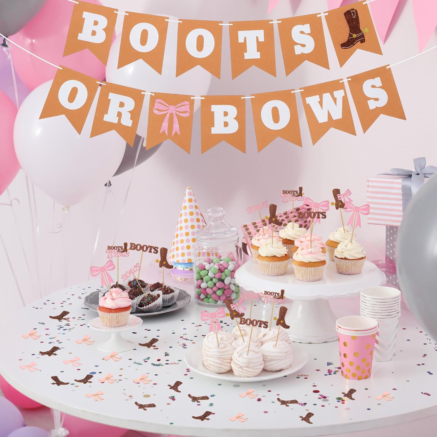 TaoBary 169 Piece Gender Reveal Decoration Kit