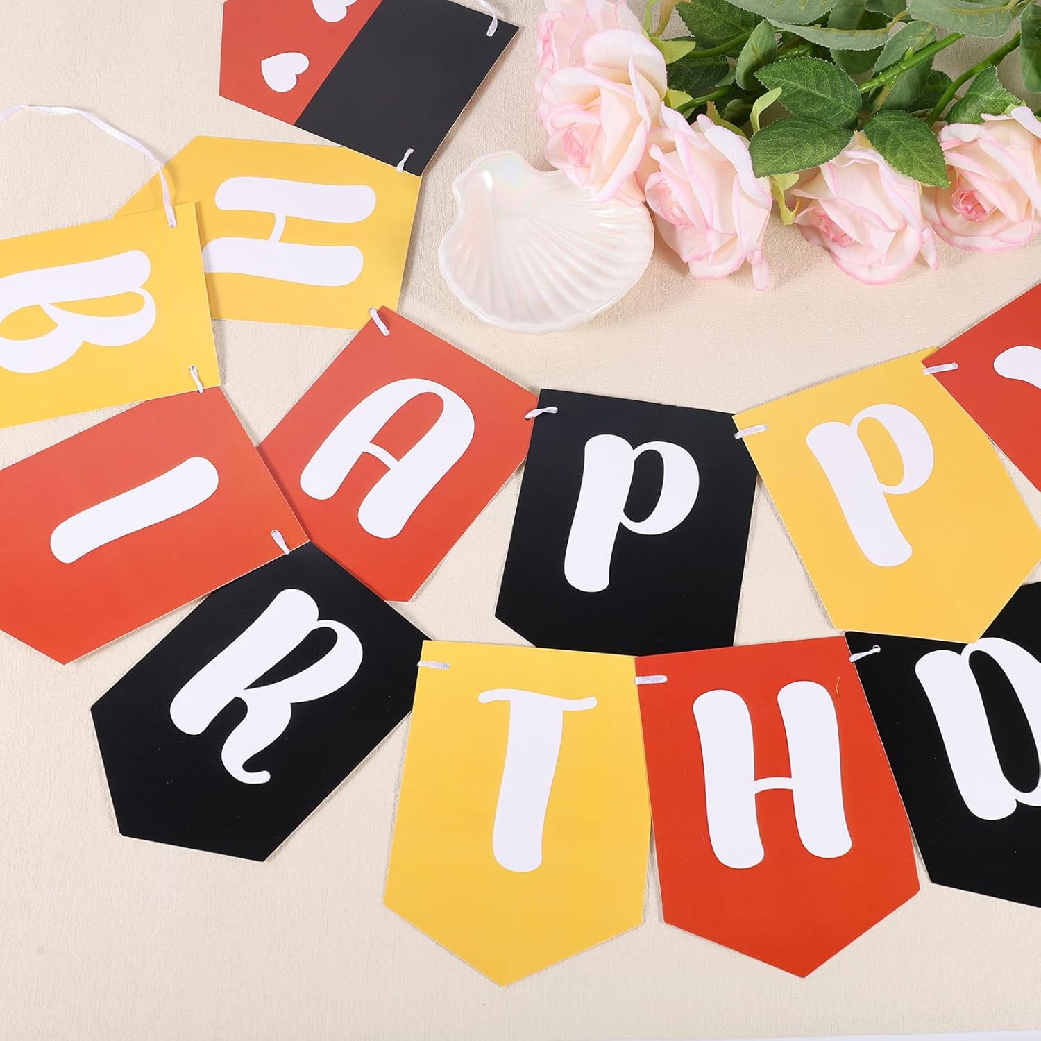 Cute Cartoon Mouse Birthday Banner Set Decor