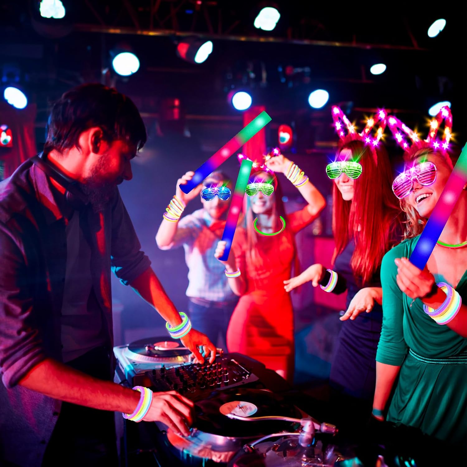 236 PCS Glow in the Dark Party Essentials for Kids and Adults