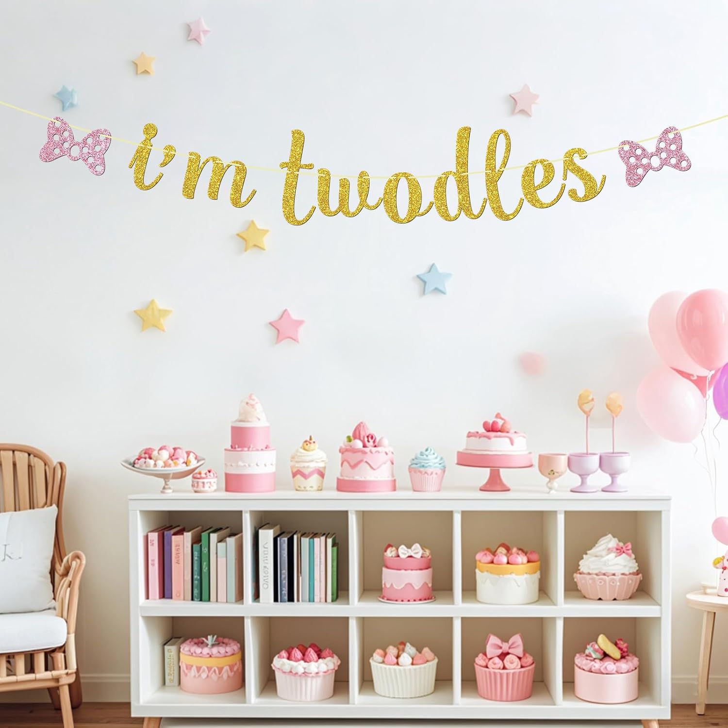 Maicaiffe 2nd Birthday Banner for Kids