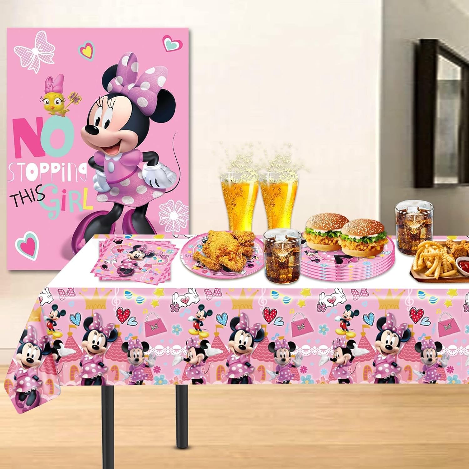 Minnie Mouse Birthday Party Decor Kit