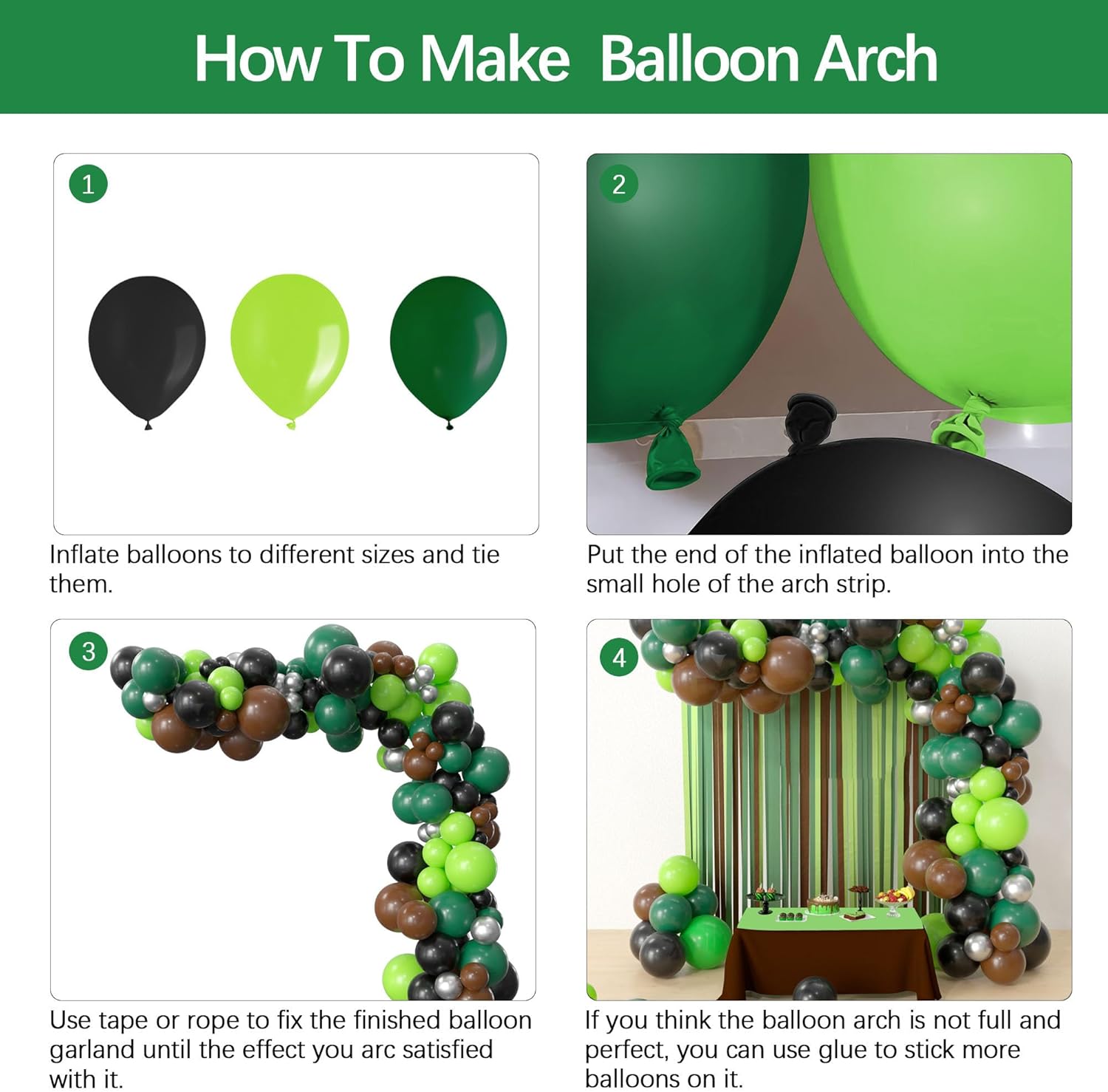 HYOWCH Video Game Balloon Arch 115Pcs Decor