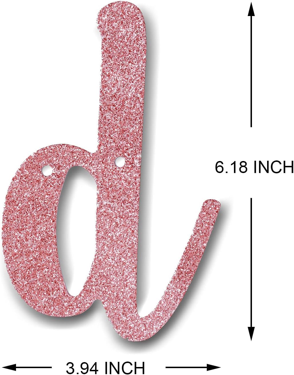 Rose Gold Happy Birthday Tropical Banner