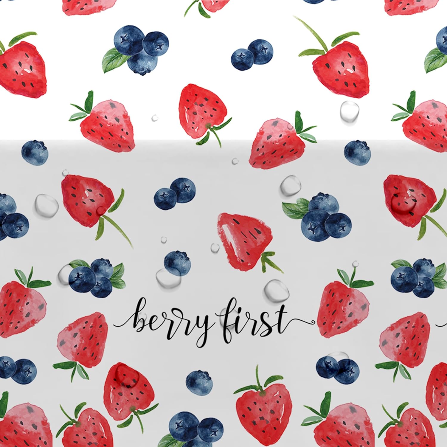 Berry First Birthday Tablecloth Set 3 Pack