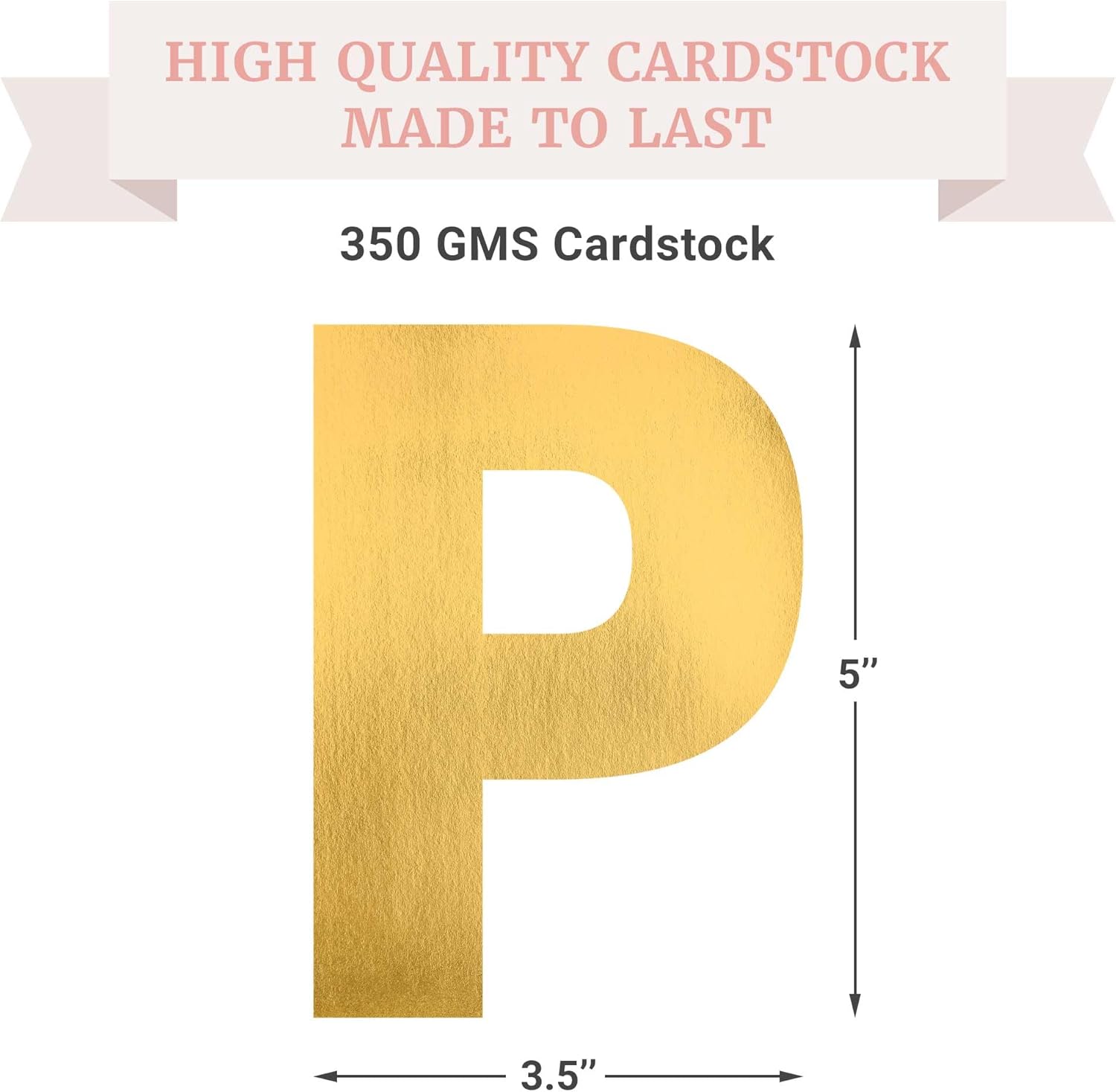 Pre-Strung Im Ready To Party Banner - Gold Metallic