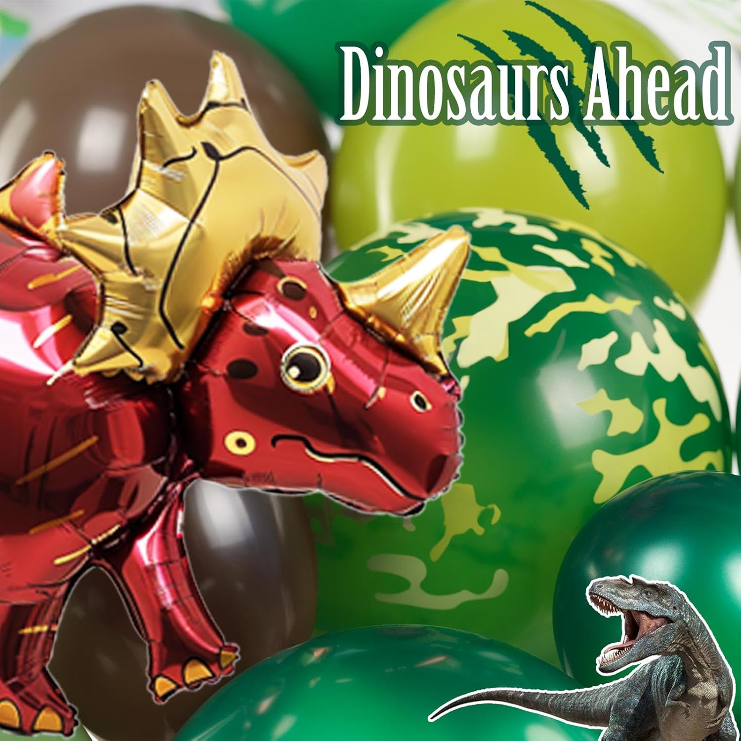 Dinosaur Balloon Arch Garland Kit 117 Pcs