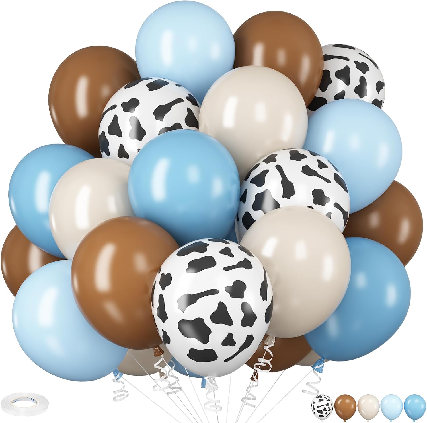 Cow Print Balloons 35PCS 12 Inch for Party Decorations