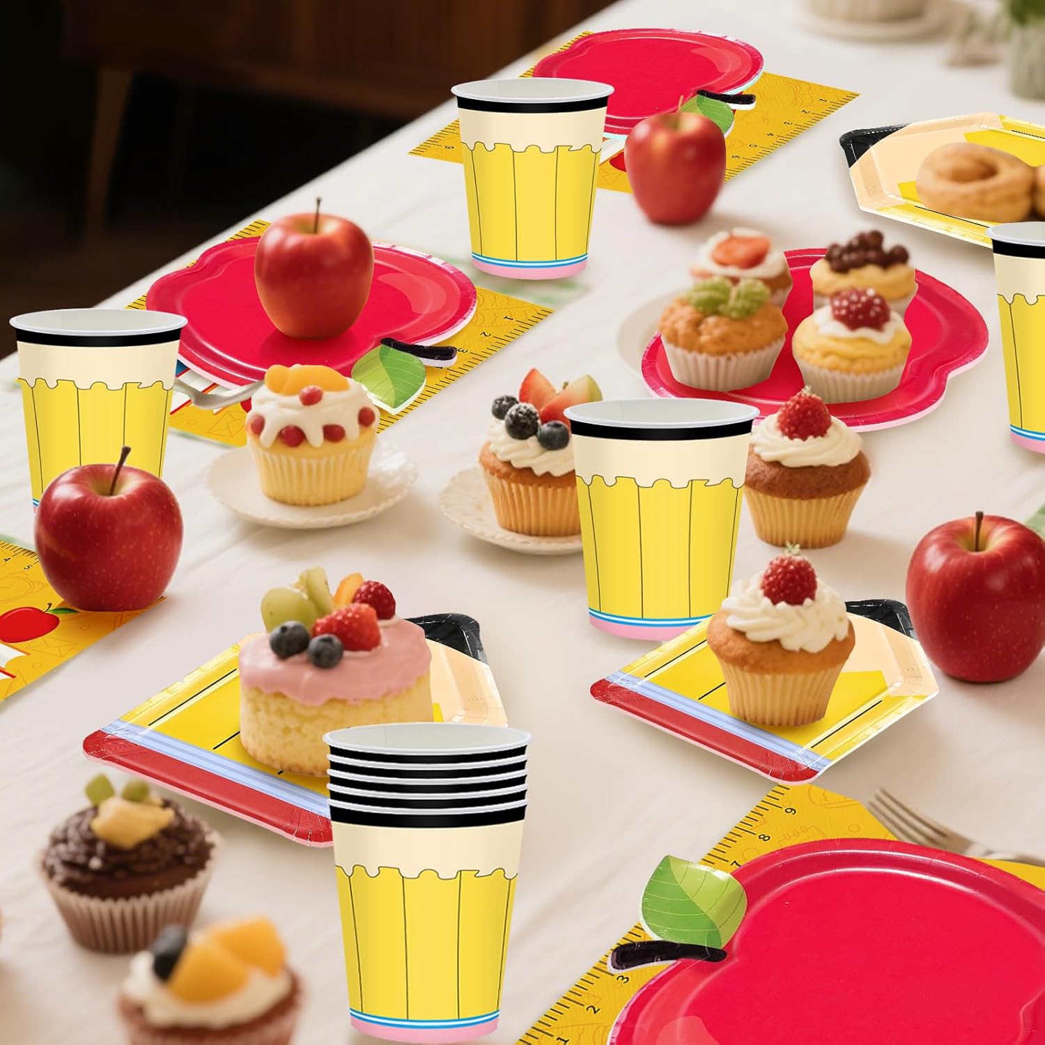 Back to School Party Set with 72 Pieces