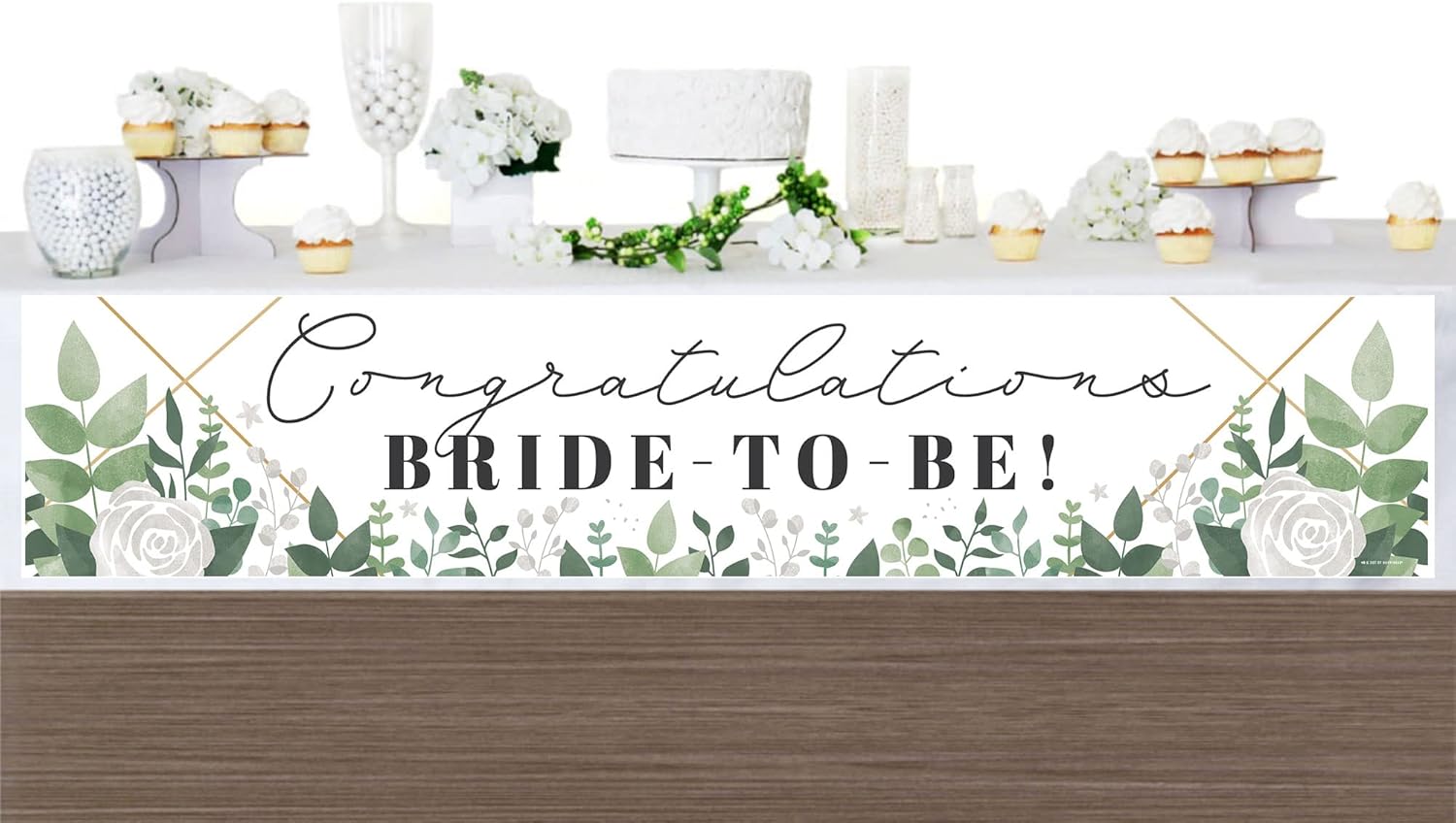 Boho Botanical Bride Greenery Banner Wedding Decor